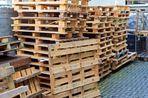 Small man and van clearing a studio flat near the station